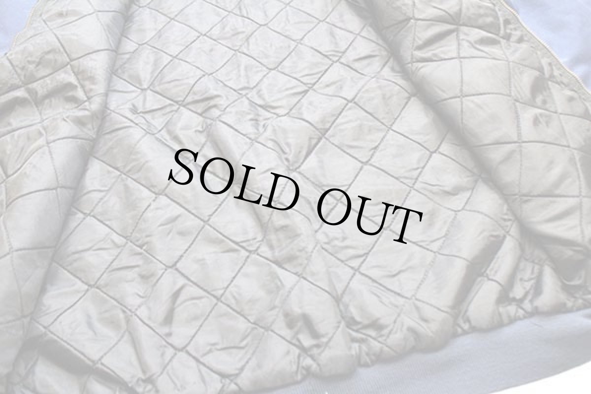 画像5: 90s メキシコ製 RED KAPレッドキャップ DESANTIS Fordフォード パッチ付き ライン入り キルティングライナー ワークジャケット 紺 M-LN (5)