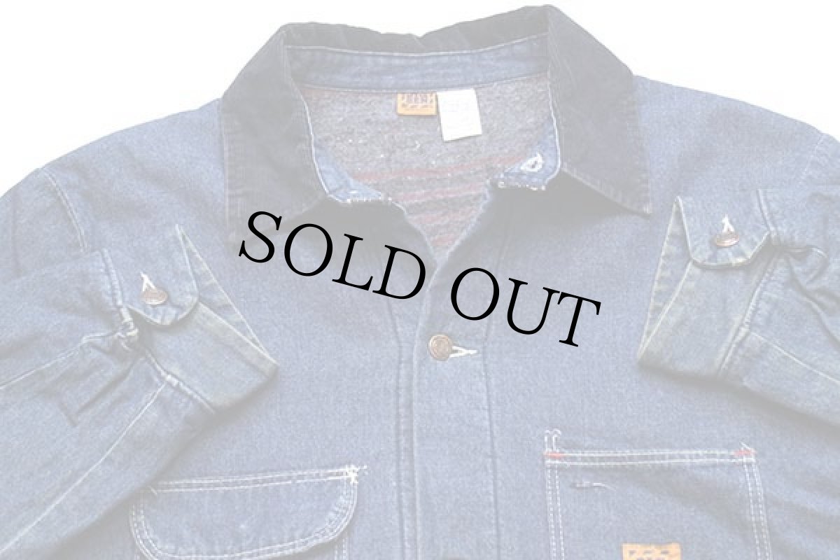 画像3: 80s USA製 BIG BEN ブランケットライナー デニム カバーオール 46★Wranglerラングラー (3)