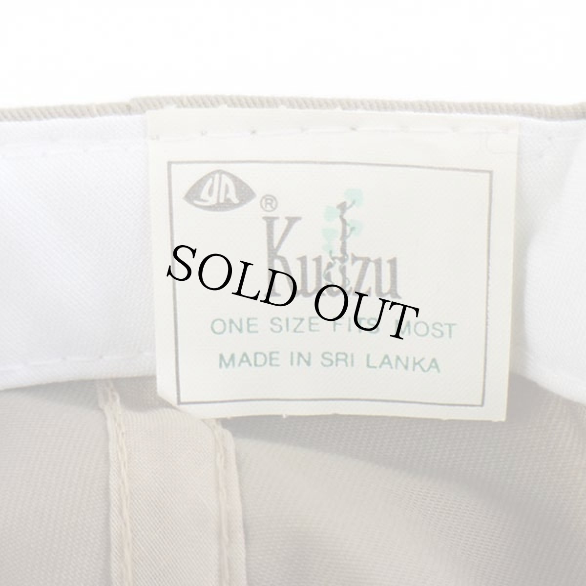 画像5: 90s SAM HOUSTON 刺繍 ツートン 切り替え キャップ カーキ×オレンジ (5)