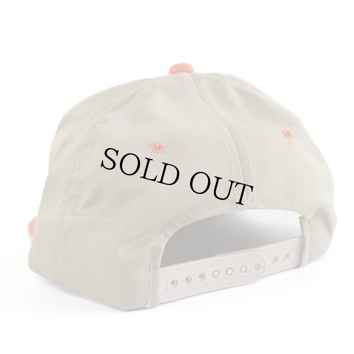 画像2: 90s SAM HOUSTON 刺繍 ツートン 切り替え キャップ カーキ×オレンジ (2)