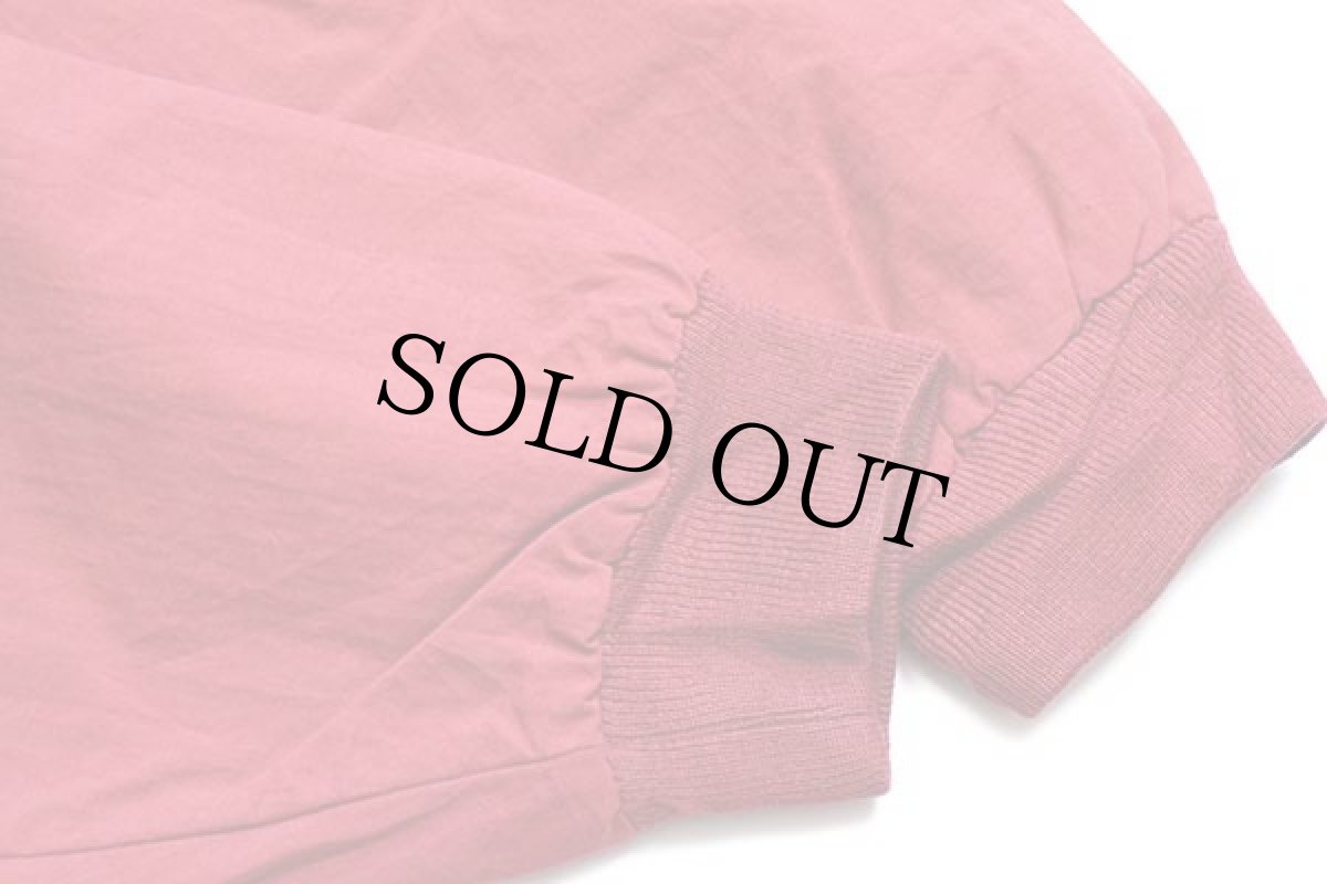 画像6: 90s L.L.Bean タータンチェックライナー ナイロン ハリントンジャケット 濃赤 L (6)