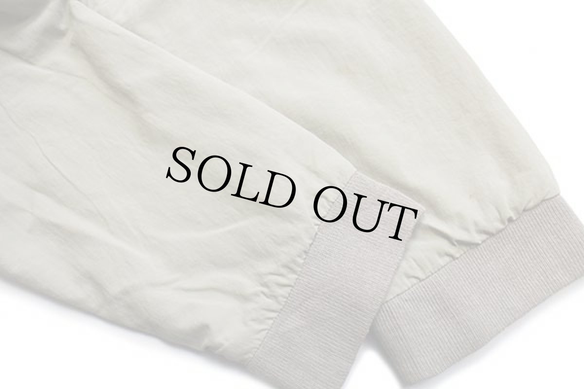 画像6: 90s USA製 L.L.Bean タータンチェックライナー ナイロン ハリントンジャケット ベージュ L (6)