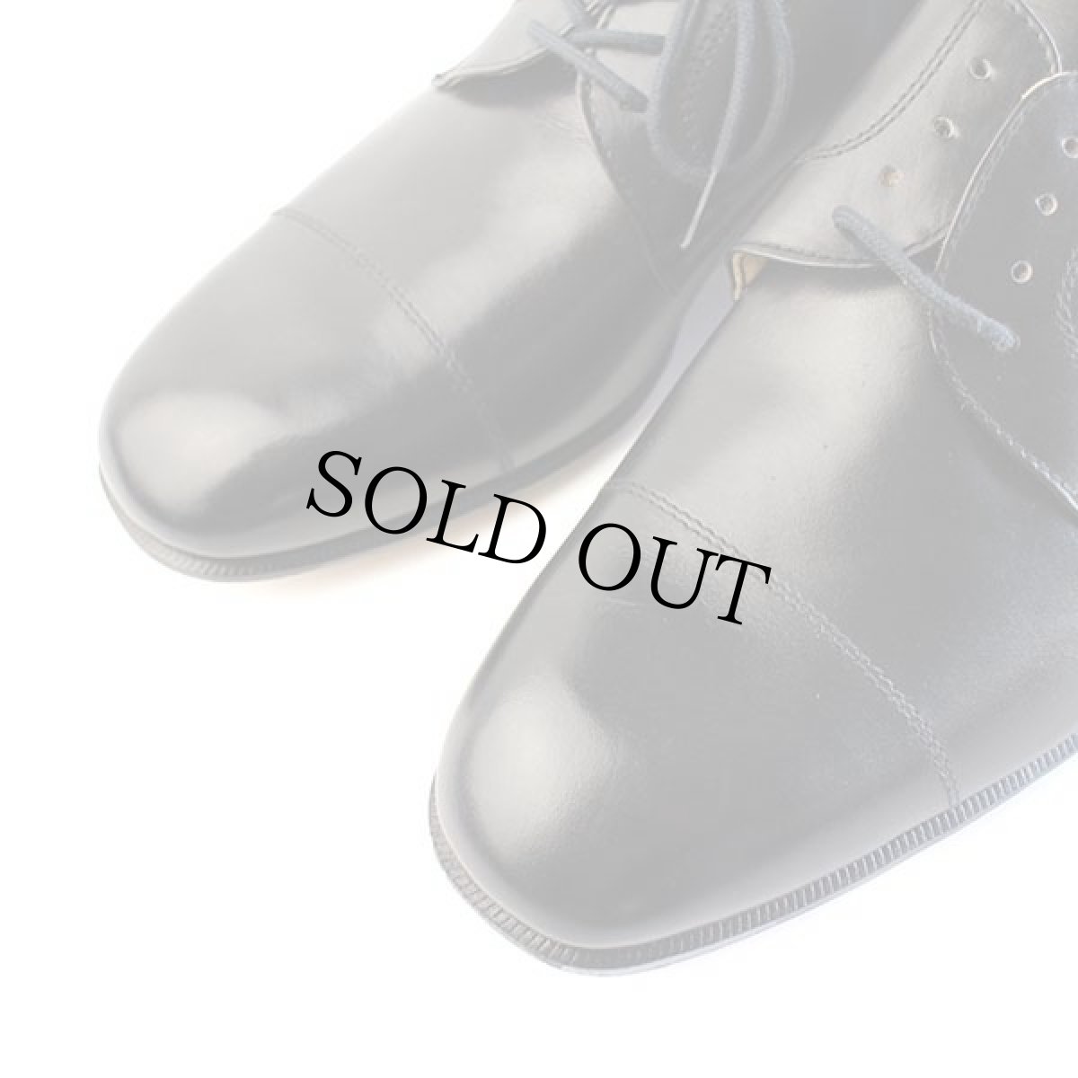 画像8: デッドストック★90s イタリア軍 CARABINIERI カラビニエリ サービスシューズ 黒 42★オフィサー (8)