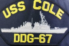 画像4: 80s USA製 USS COLE DDG-67 ミサイル駆逐艦 パッチ付き キャップ 濃紺 (4)