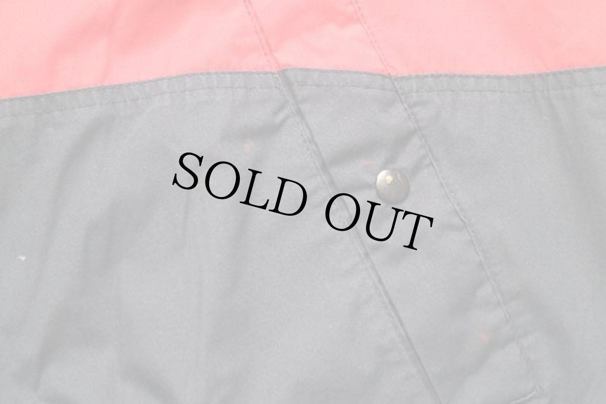 画像6: 90s Tri-Mountain Coca-Colaコカコーラ ロゴ刺繍 ツートン 切り替え ジャケット 黒×赤 XL (6)