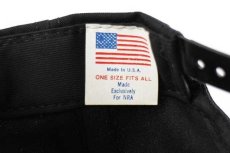 画像5: 80s USA製 NRA LIFE MEMBER 刺繍 金モール 装飾 キャップ 黒 (5)