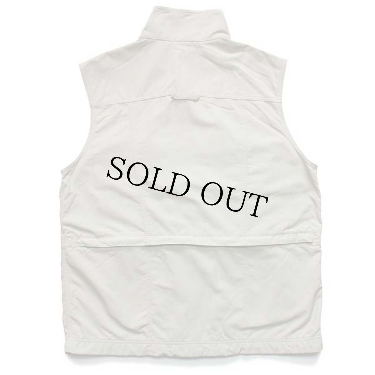 画像2: 00s Columbiaコロンビア GRT OMNI DRY ナイロン フィッシングベスト ライトベージュ M (2)