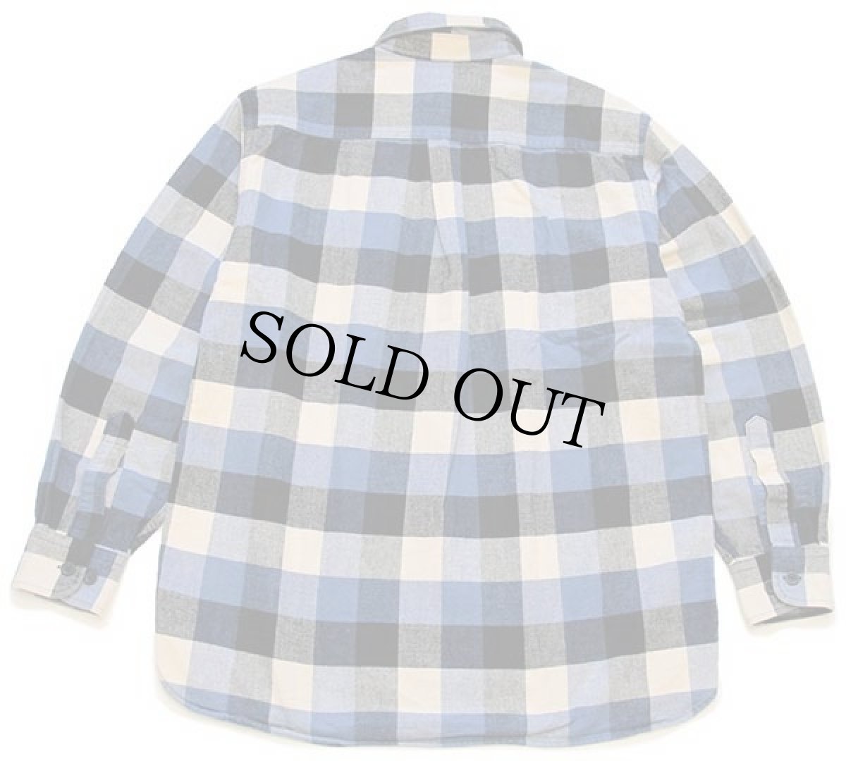 画像2: L.L.Bean CHAMOIS CLOTH SHIRT ブロックチェック コットン シャモアクロスシャツ M-REG (2)