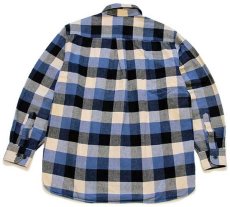 画像2: L.L.Bean CHAMOIS CLOTH SHIRT ブロックチェック コットン シャモアクロスシャツ M-REG (2)