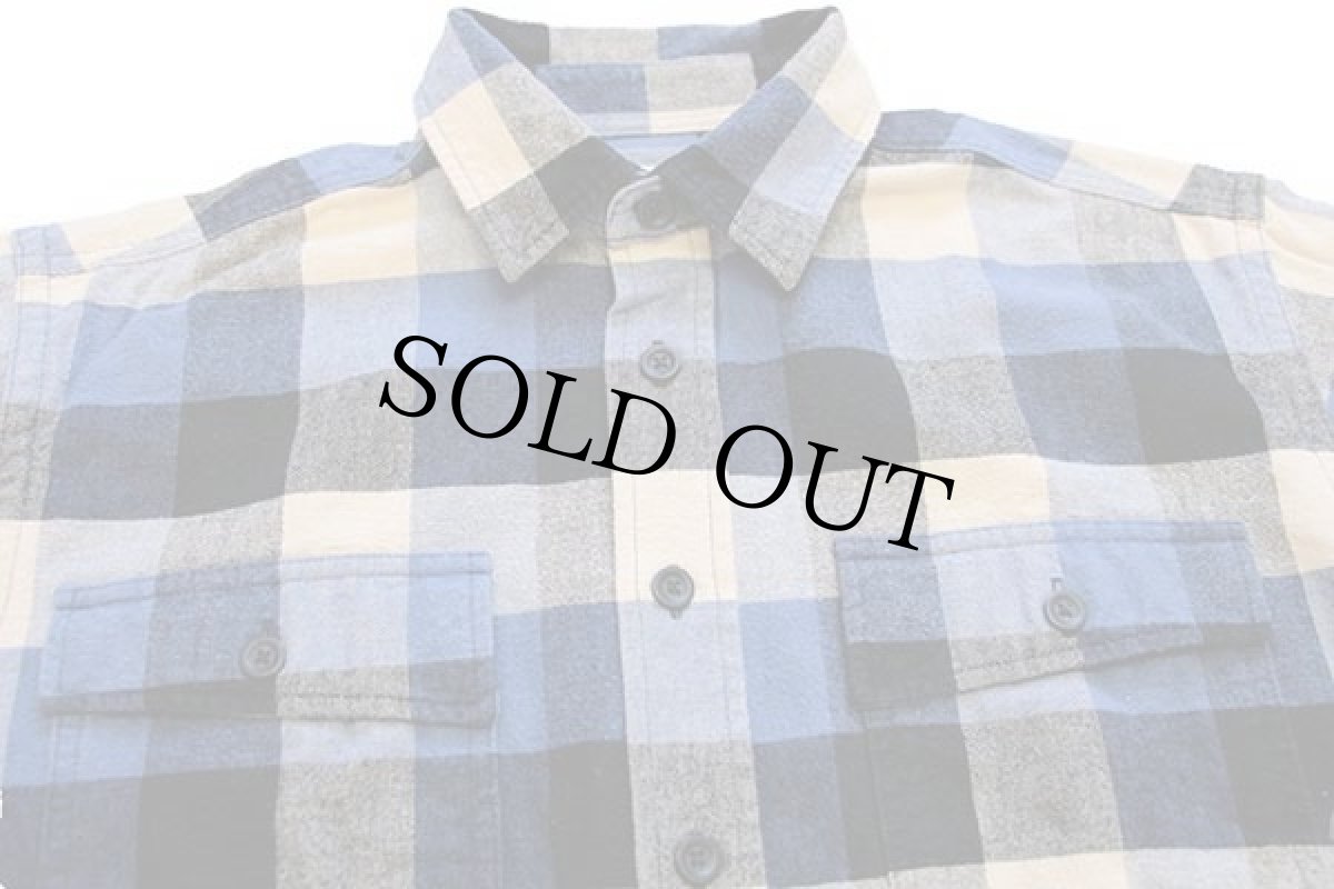 画像3: L.L.Bean CHAMOIS CLOTH SHIRT ブロックチェック コットン シャモアクロスシャツ M-REG (3)