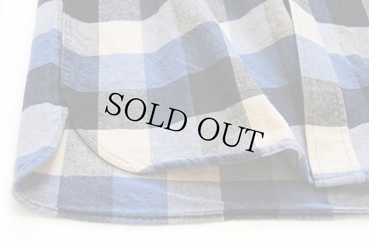 画像5: L.L.Bean CHAMOIS CLOTH SHIRT ブロックチェック コットン シャモアクロスシャツ M-REG (5)