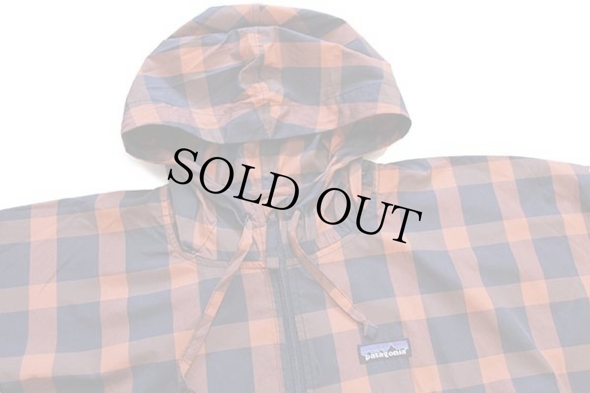 画像3: patagoniaパタゴニア ファーストサンジャケット ブロックチェック ナイロンパーカー UBL S (3)