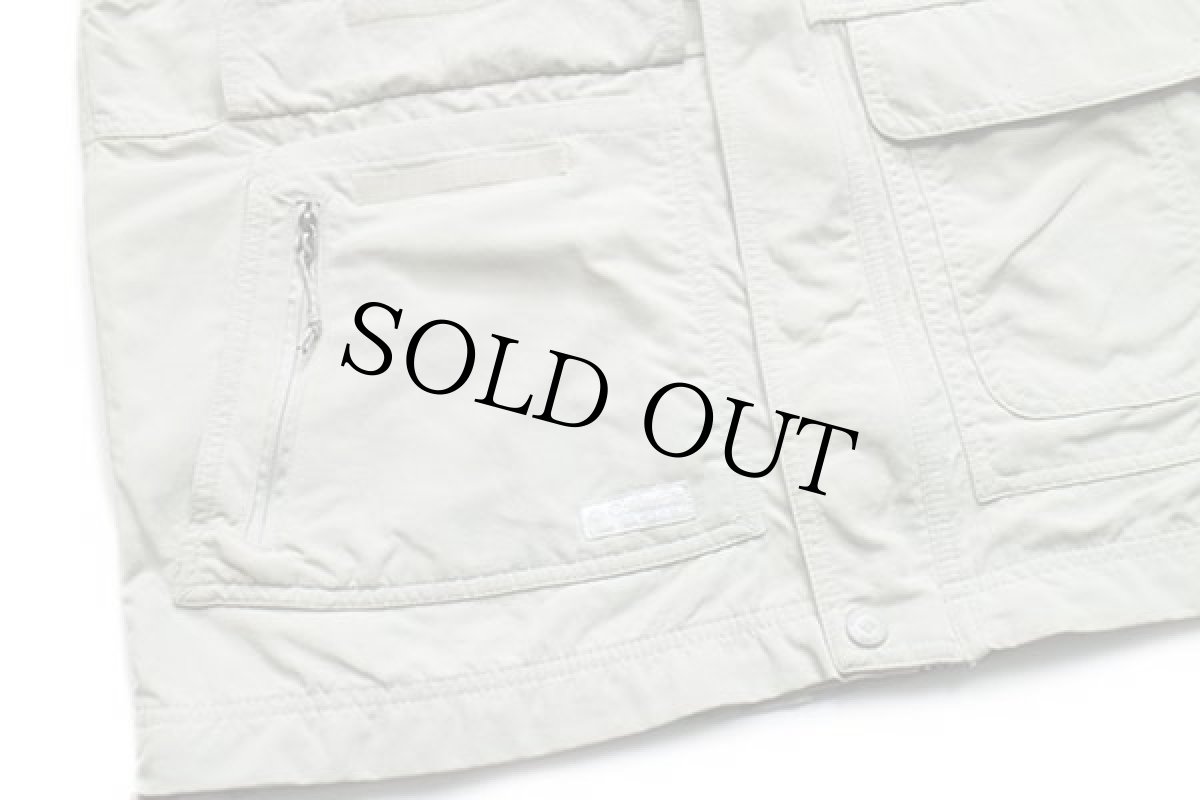 画像4: 00s Columbiaコロンビア GRT OMNI DRY ナイロン フィッシングベスト ライトベージュ M (4)