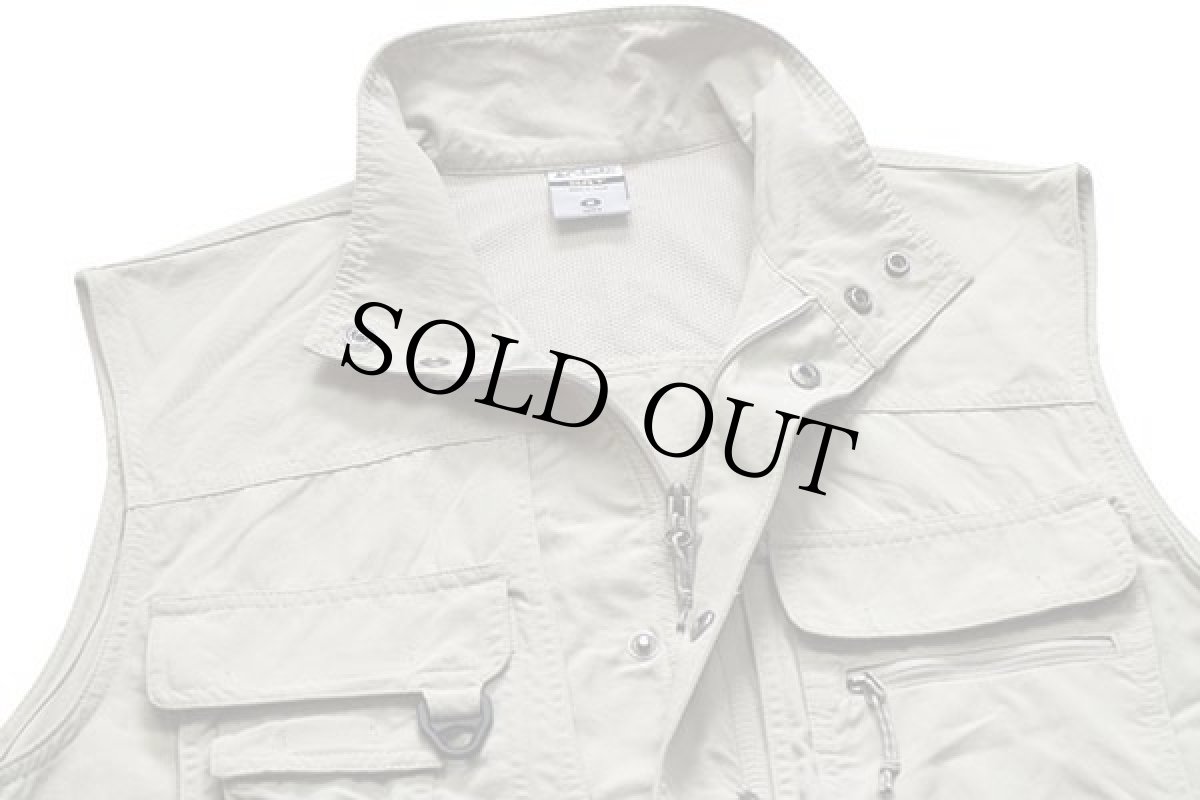 画像3: 00s Columbiaコロンビア GRT OMNI DRY ナイロン フィッシングベスト ライトベージュ M (3)