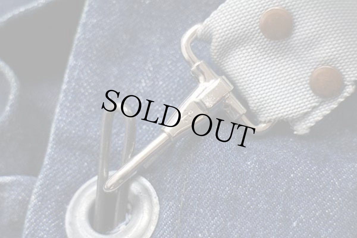 画像4: 70s UNKNOWN 耳付き デニム ダッフルバッグ (4)