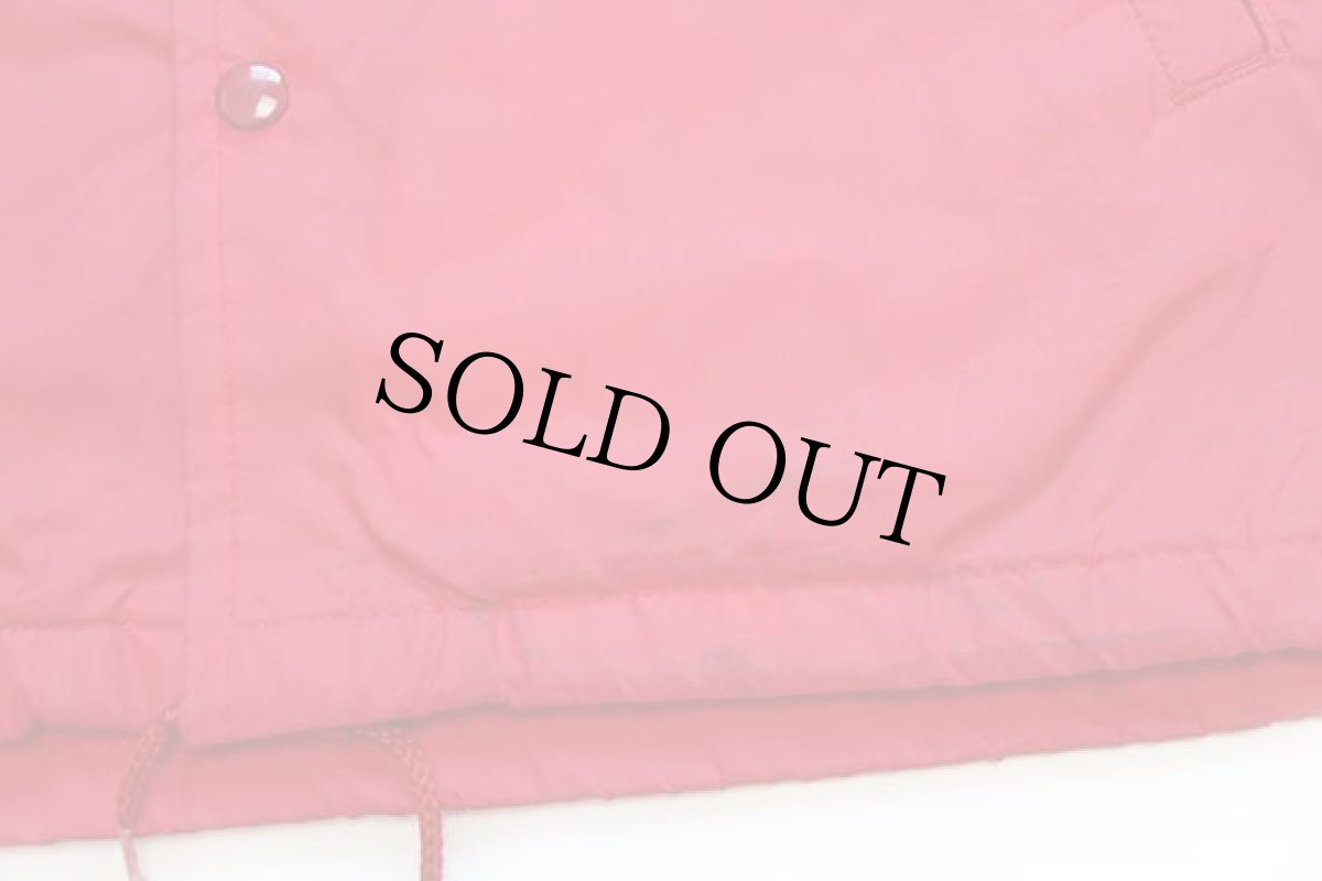 画像6: 70s Championチャンピオン ランタグ CORNELL アメフト 刺繍 ナイロン コーチジャケット 赤 (6)