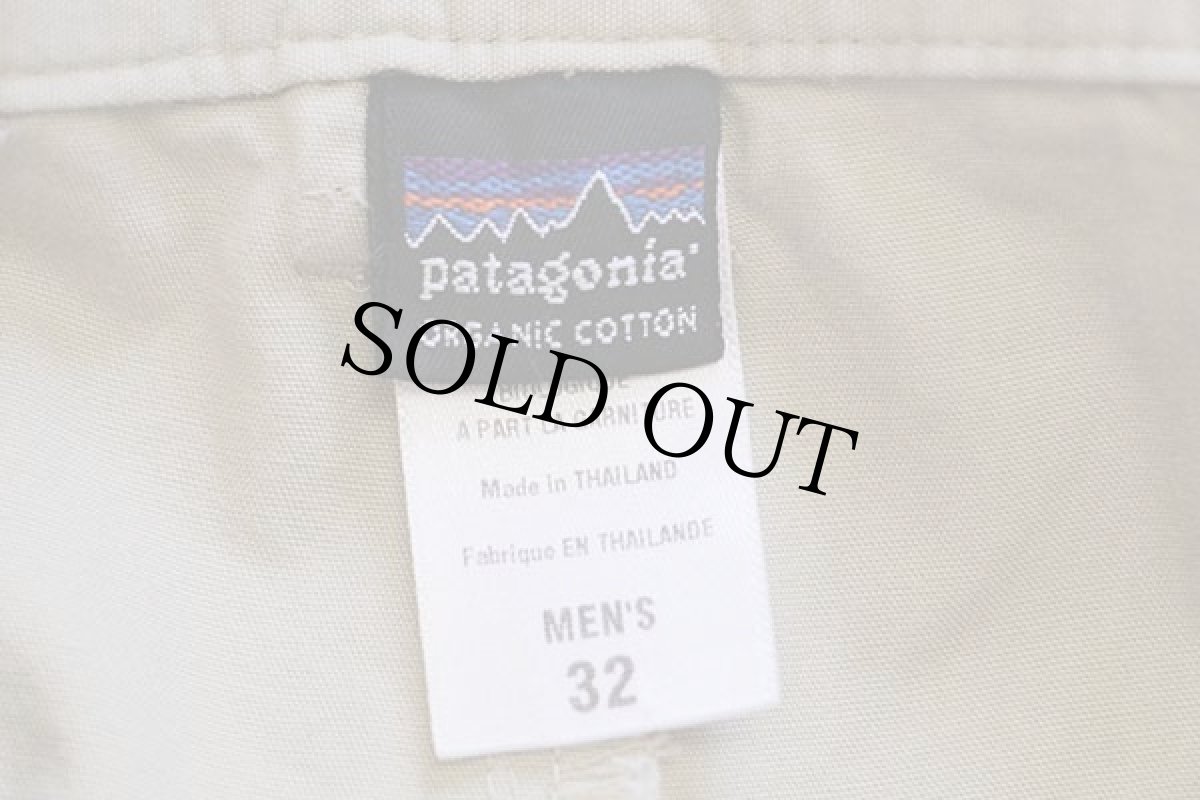 画像6: 00s patagoniaパタゴニア オーガニックコットン カーゴパンツ ベージュ 32 (6)