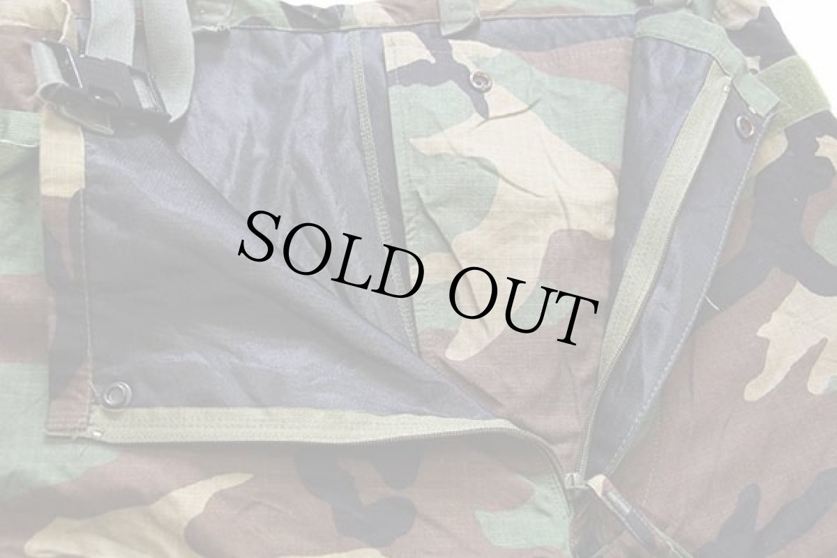 画像8: 90s 米軍 U.S.ARMY ウッドランドカモ ケミカルプロテクティブ カーゴ オーバーパンツ M-S (8)