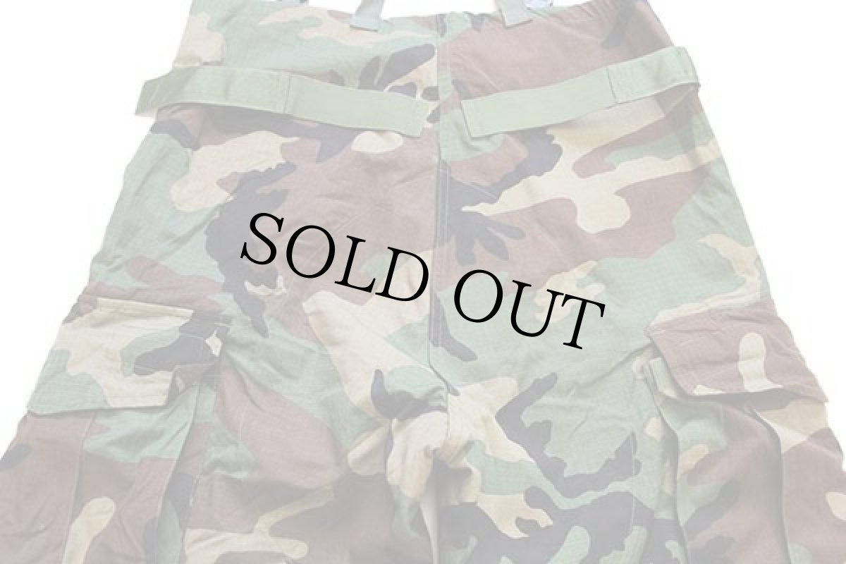 画像5: 90s 米軍 U.S.ARMY ウッドランドカモ ケミカルプロテクティブ カーゴ オーバーパンツ M-S (5)