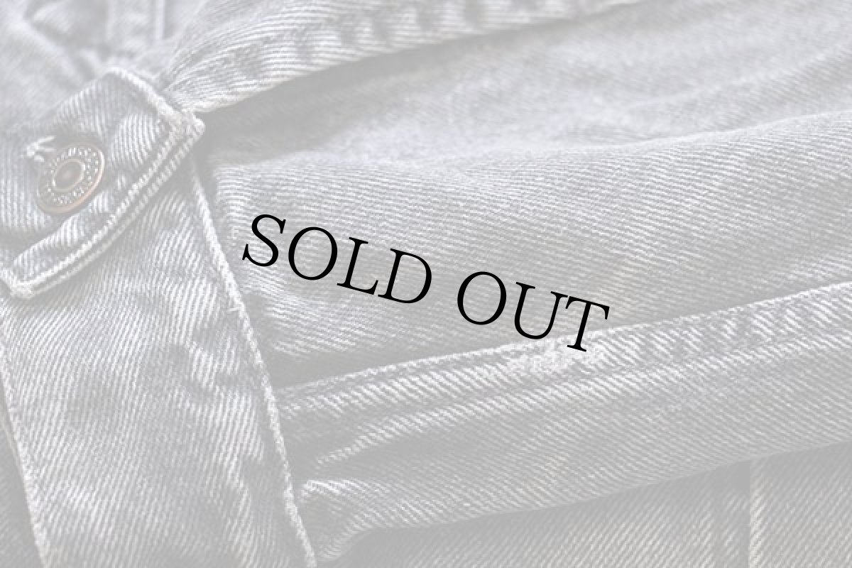 画像6: 90s Levi'sリーバイス 70503 ブラック デニムジャケット 4ポケット XL★ユーロ (6)