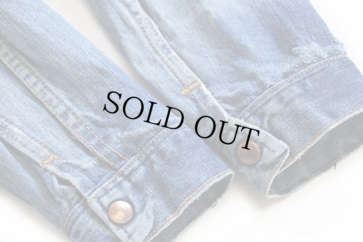 画像8: 70s USA製 Wranglerラングラー 124MJ デニムジャケット (8)