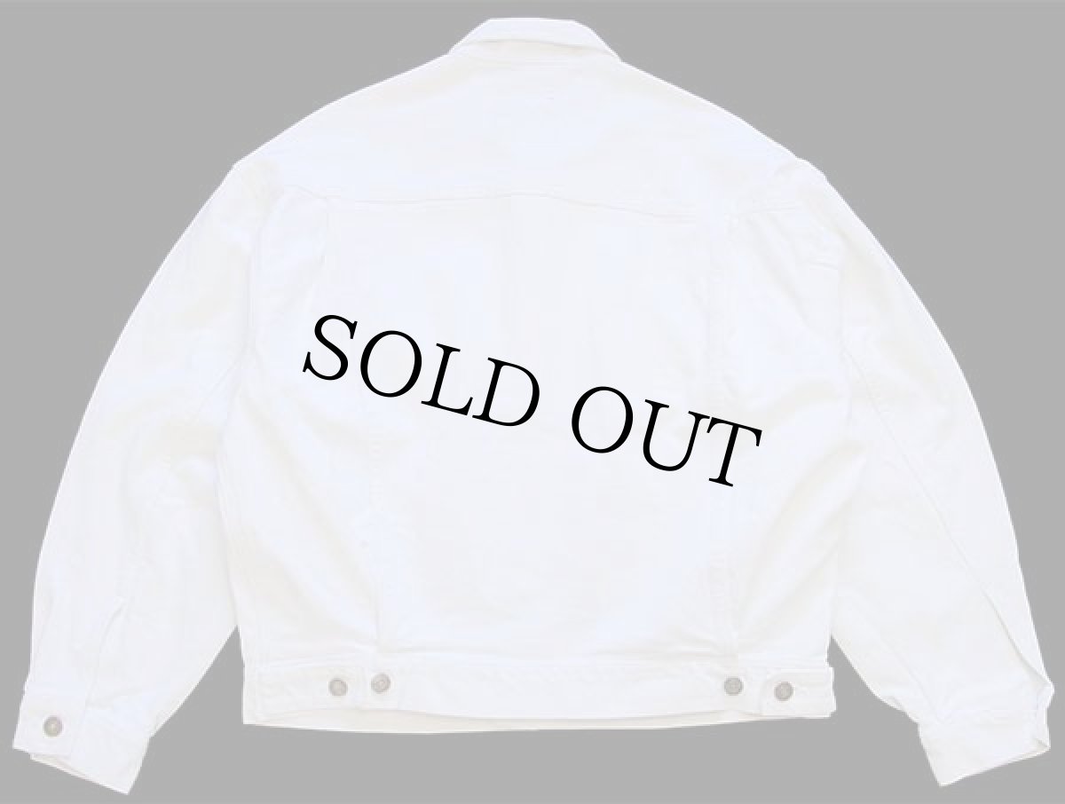 画像2: 90s GAPギャップ ホワイト デニムジャケット 4ポケット (2)