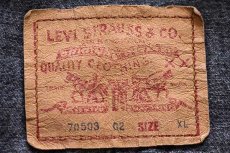 画像4: 90s Levi'sリーバイス 70503 ブラック デニムジャケット 4ポケット XL★ユーロ (4)