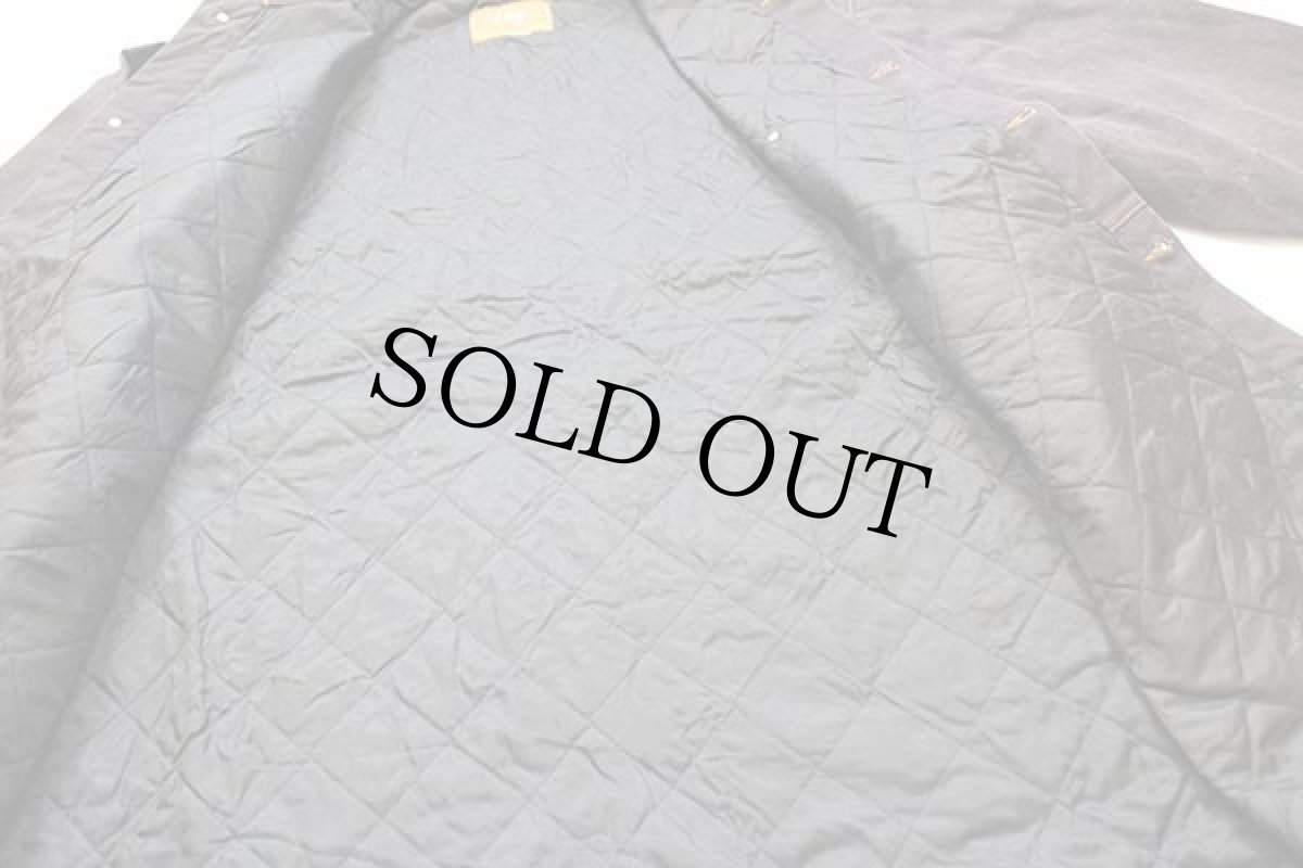 画像6: 90s USA製 NY Lug Co キルティングライナー ダック地 カバーオール グレー 特大 (6)