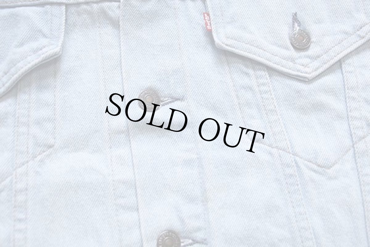 画像5: 80s USA製 Levi'sリーバイス 70506 デニムジャケット 4ポケット アイスブルー L (5)