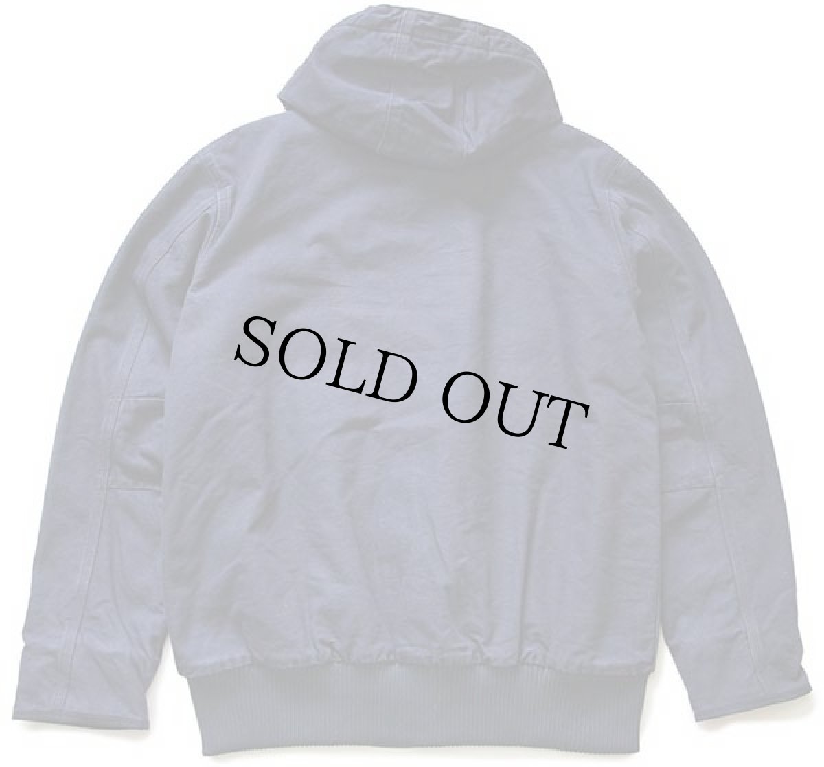 画像2: メキシコ製 carharttカーハート THINSULATEキルティングライナー WASHED DUCK ダック地 アクティブジャケット パーカー 紺 M (2)