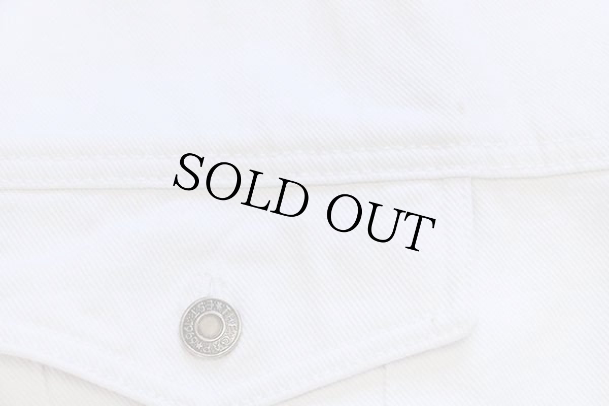 画像5: 90s GAPギャップ ホワイト デニムジャケット 4ポケット (5)