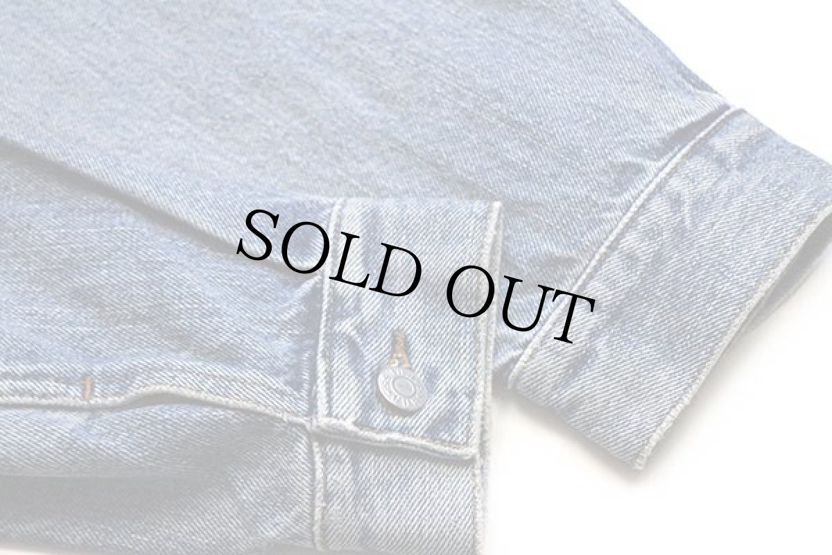 画像6: 90s USA製 GUESSゲス デニムジャケット 4ポケット XL (6)