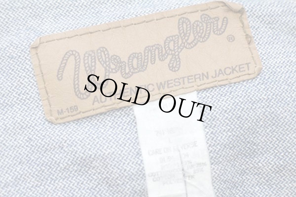 画像4: 90s USA製 Wranglerラングラー デニムジャケット 4ポケット L (4)