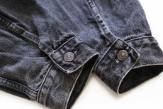 画像5: 90s Levi'sリーバイス 70503 ブラック デニムジャケット 4ポケット XL★ユーロ (5)