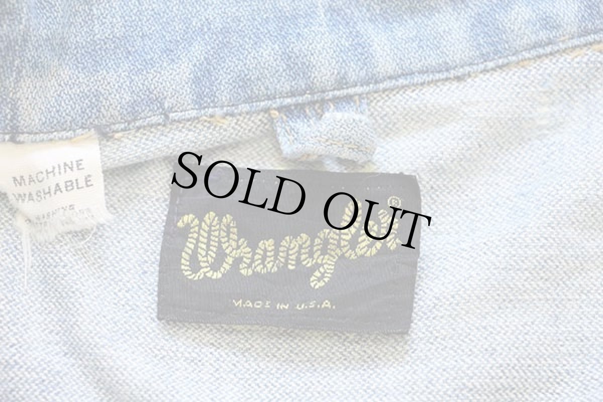 画像4: 70s USA製 Wranglerラングラー 124MJ デニムジャケット (4)