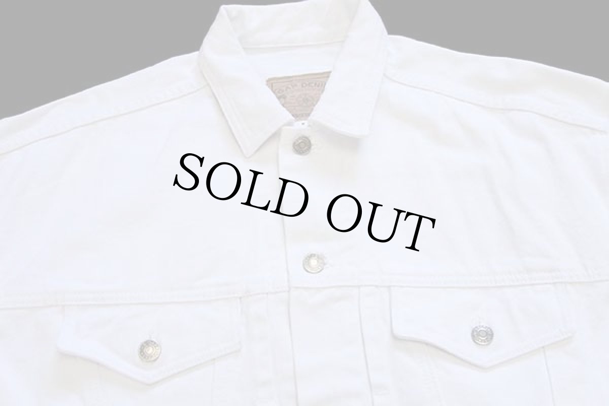 画像3: 90s GAPギャップ ホワイト デニムジャケット 4ポケット (3)