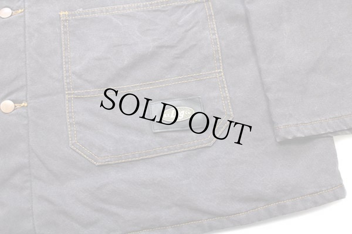 画像4: 90s USA製 NY Lug Co キルティングライナー ダック地 カバーオール グレー 特大 (4)