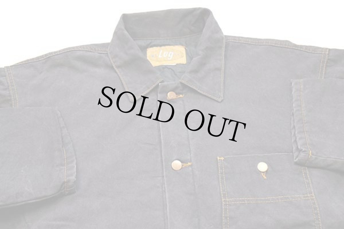 画像3: 90s USA製 NY Lug Co キルティングライナー ダック地 カバーオール グレー 特大 (3)