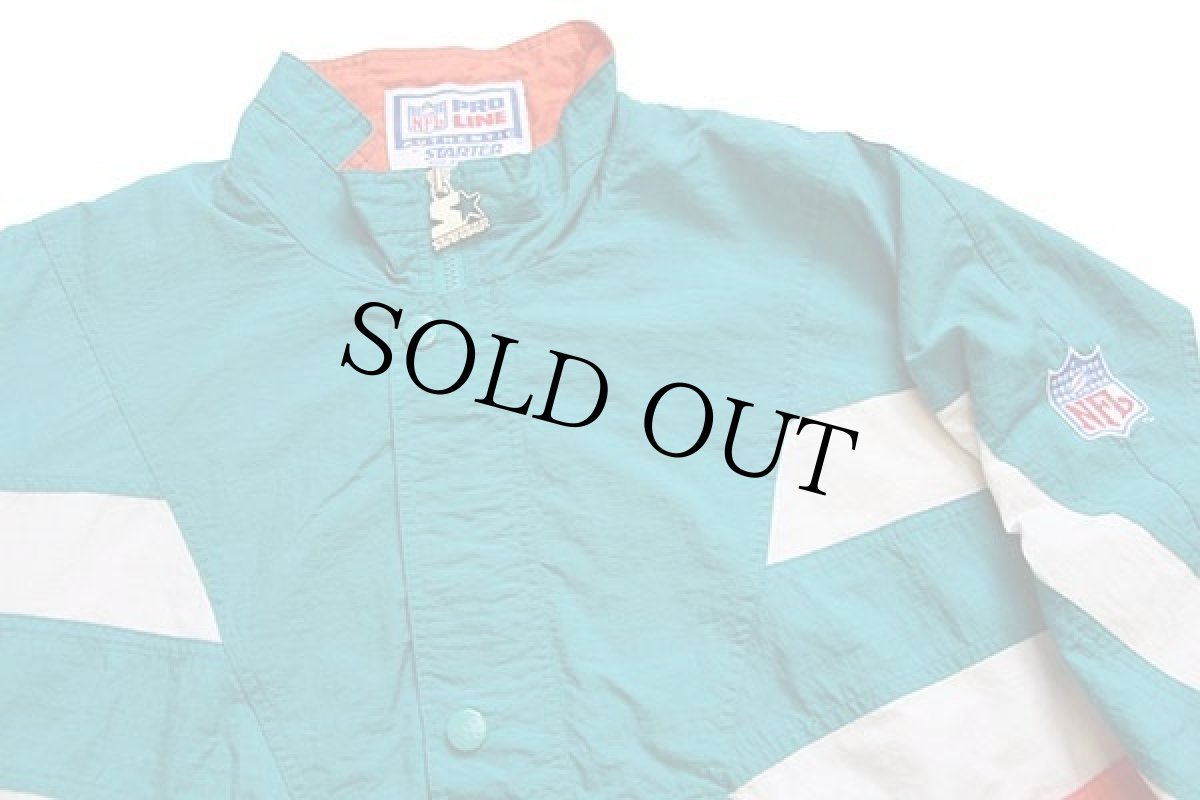 画像3: 90s PRO LINE STARTERスターター NFL MIAMI DOLPHINS 刺繍 プルオーバー ナイロンジャケット XL (3)