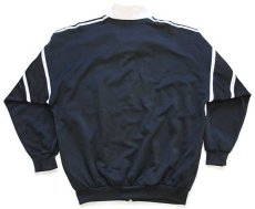 画像2: 90s adidasアディダス トラックジャケット 黒×白×緑 XL★ジャージ (2)