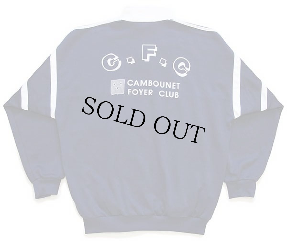 画像2: 90s adidasアディダス C.F.Cバックプリント トラックジャケット 紺×白×赤 S★ジャージ (2)