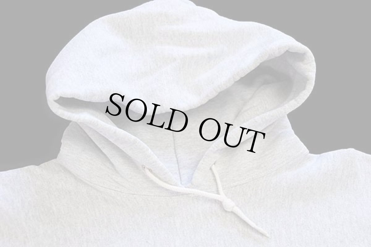 画像3: 90s USA製 The Cotton Exchange MAYVILLE STATE リバースウィーブ スウェットパーカー 杢グレー XL (3)