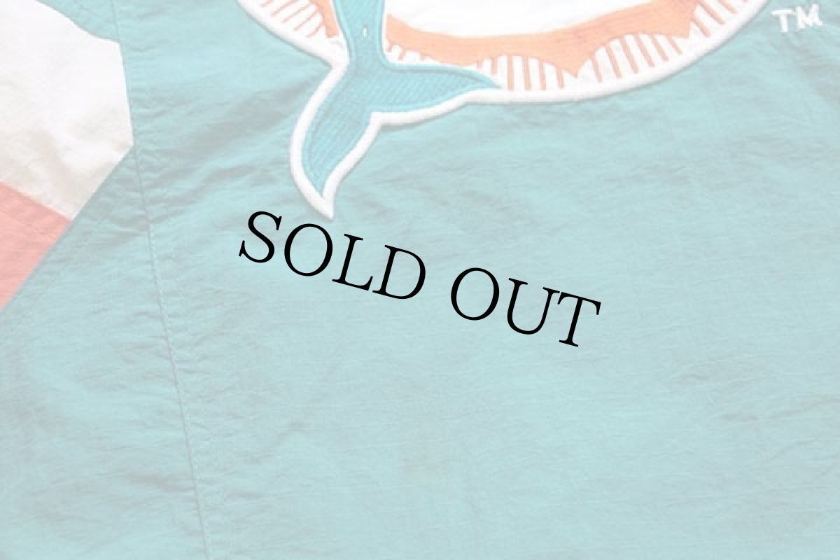 画像6: 90s PRO LINE STARTERスターター NFL MIAMI DOLPHINS 刺繍 プルオーバー ナイロンジャケット XL (6)