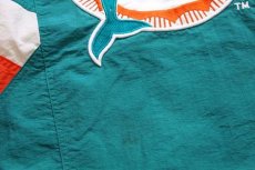 画像6: 90s PRO LINE STARTERスターター NFL MIAMI DOLPHINS 刺繍 プルオーバー ナイロンジャケット XL (6)