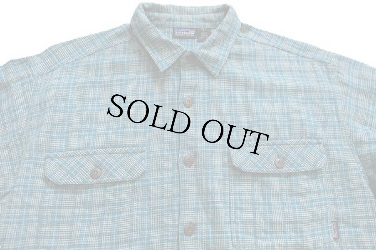 画像3: 90s ポルトガル製 patagoniaパタゴニア チェック オーガニックコットン フランネルシャツ (3)