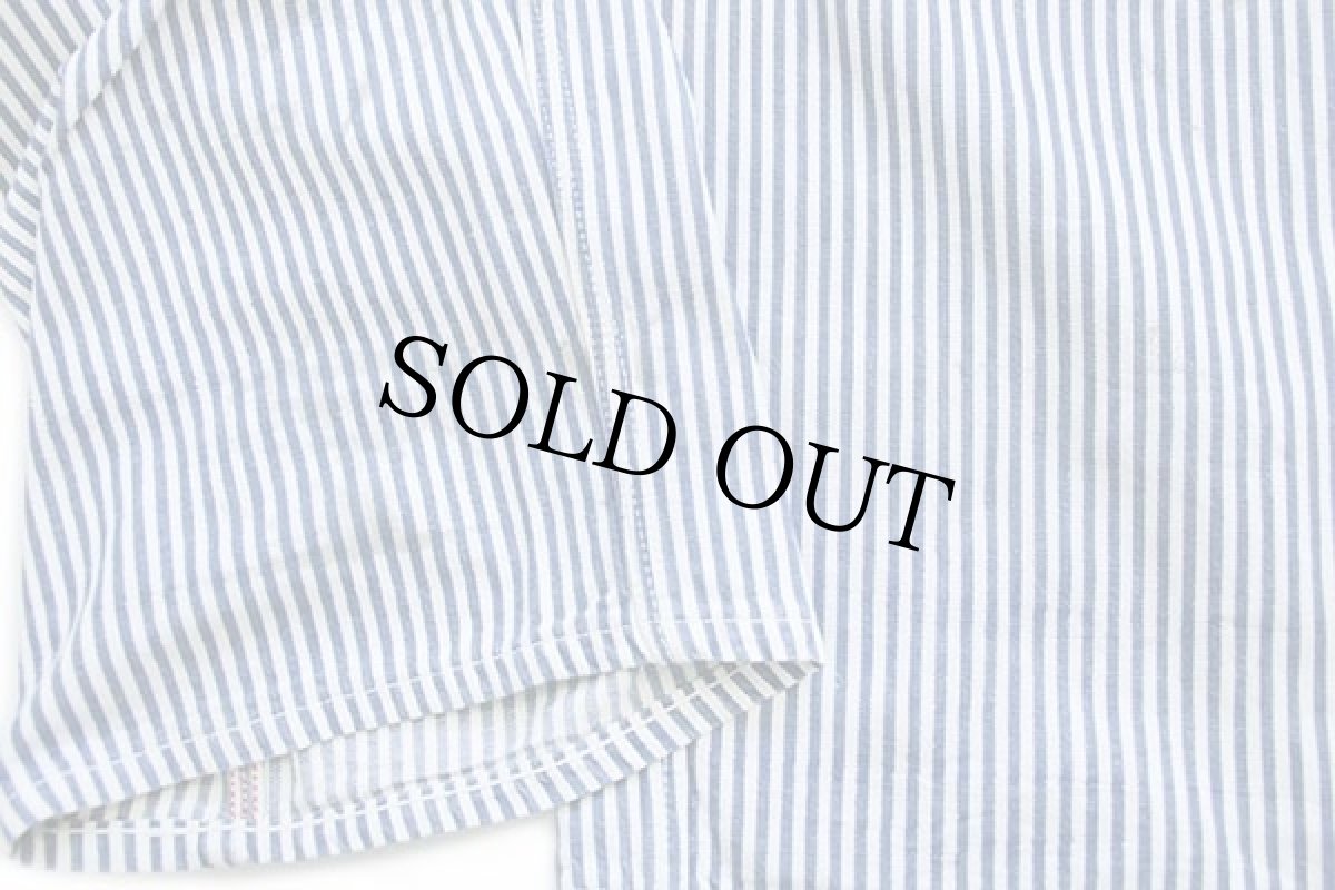 画像10: 60s ROUND HOUSEラウンドハウス エプロン付き ヒッコリー ストライプ ダブルニー オーバーオール w40 (10)