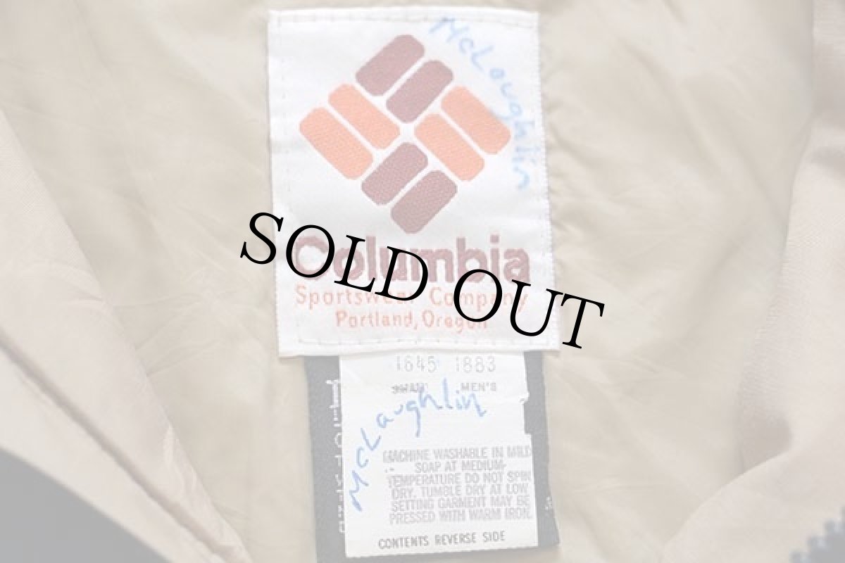 画像4: 80s Columbiaコロンビア Thinsulate中綿入り ハーフジップ プルオーバー ナイロンジャケット 紺 S (4)