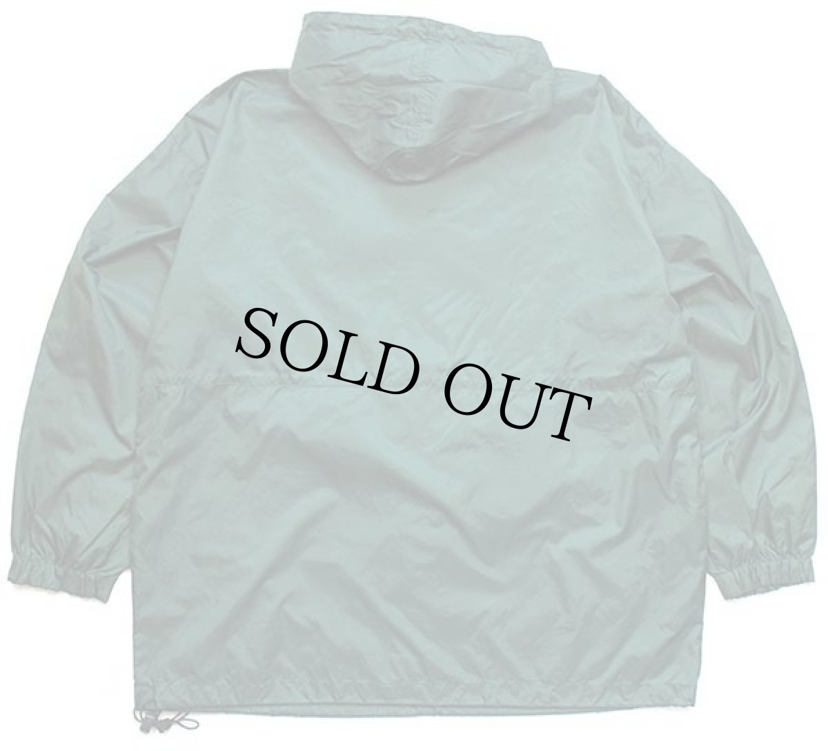 画像2: 90s J.CREW 無地 ナイロン アノラックパーカー 緑 (2)