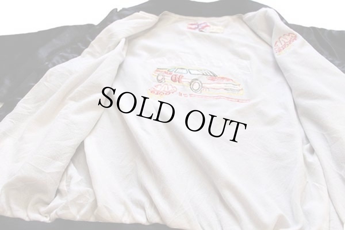 画像6: 80s USA製 NASCAR MAC TOOLS Racing Ernie Irvain 刺繍 ナイロンジャケット 黒 XL (6)
