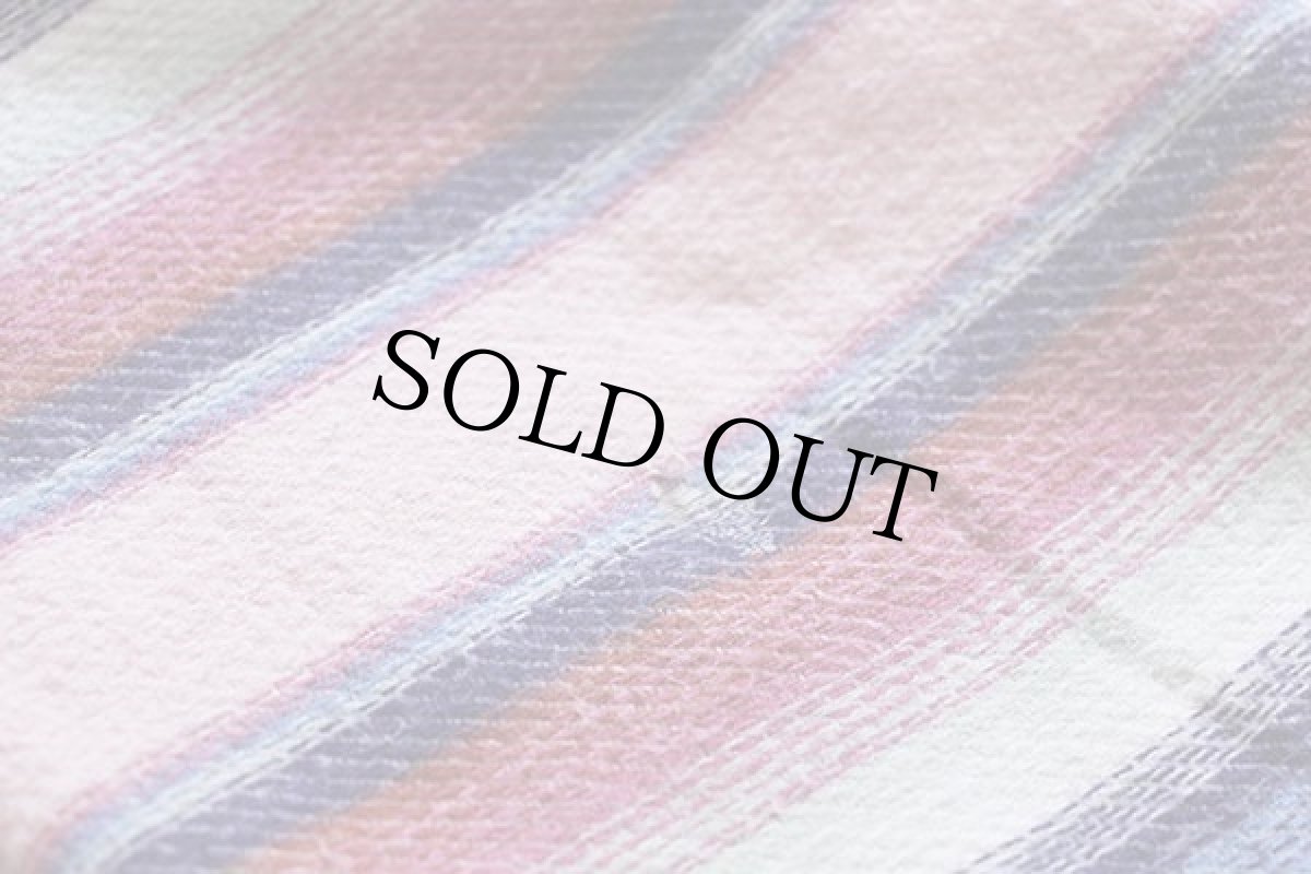 画像7: 90s GREAT OUTDOOR ラグ柄 コットン フランネルシャツ L (7)